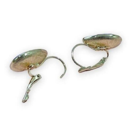 Red Teardrop Earrings - Picture 6 of 6